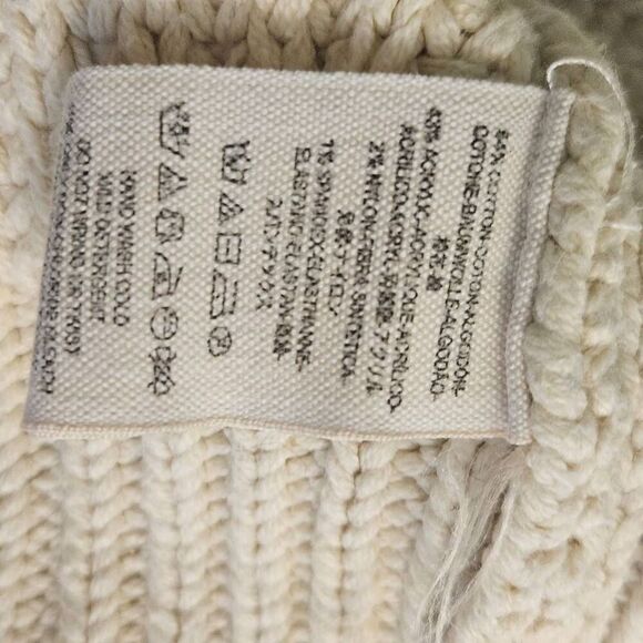 Free People cream turtleneck sweater. Size M/L. #876 - Picture 5 of 5